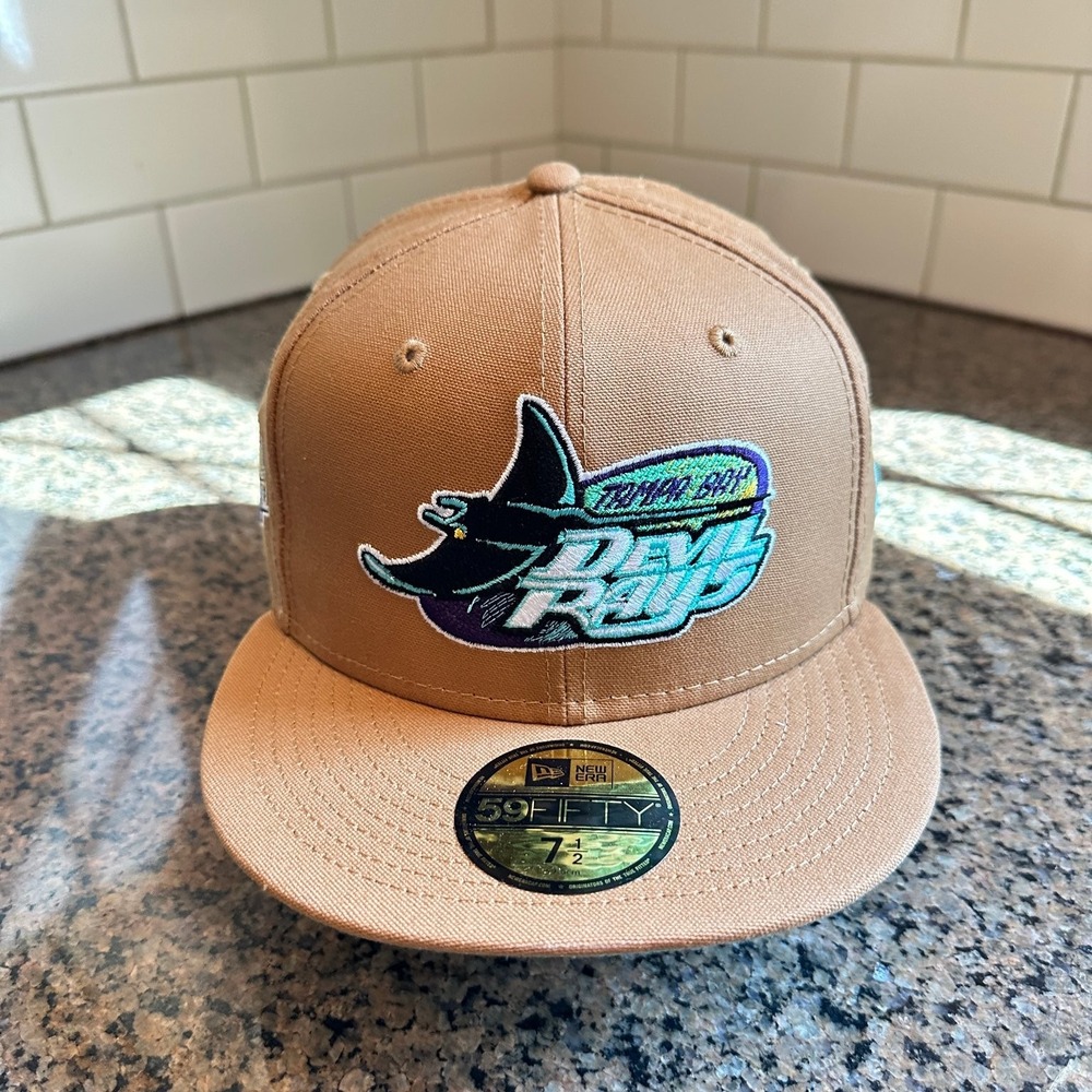 Tampa Bay Devil Rays New Era 59FIFTY Hat 7 1/2 Inaugural Season 1998 New